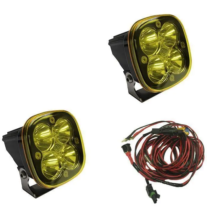 Baja Designs Squadron Racer Edition, Pair Amber, Spot Led 1