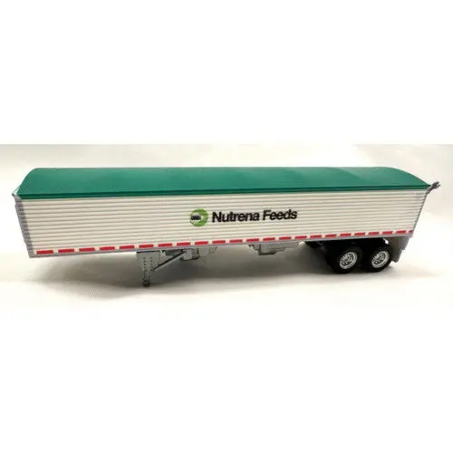 Ho Logistics 39' Covered Grain Trailer - Assembled -- Nutrena Feeds (White, Green)   (734-464) 1