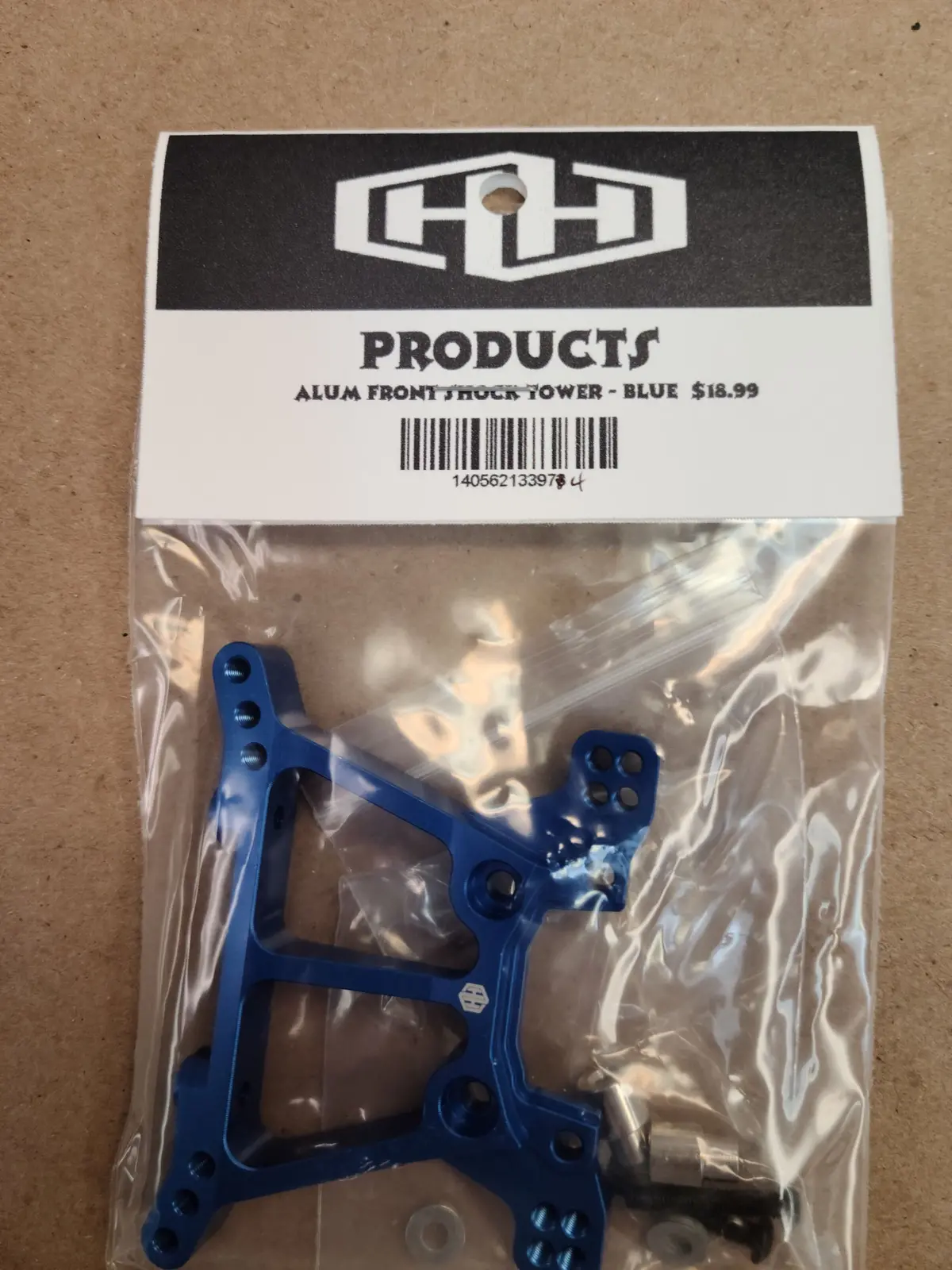 Hamilton Hobbies Aluminum Fornt Shock Tower - Blue (Ham133974) 1