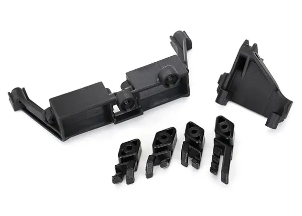 Traxxas Servo Mount, 2-Speed/ Servo Mount, T-Lock/ Wire Clips (Tra8240x) 1
