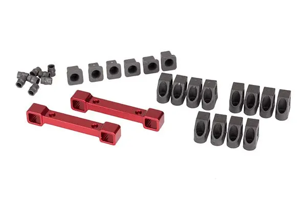 Traxxas Mounts, Suspension Arms, Aluminum (Red-Anodized) (Tra8334r) 1