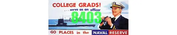 Tichy  Naval Officer Billboard - (Tic8403) 1