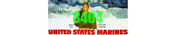 Tichy Us Marines Billboard - (Tic8404) 1
