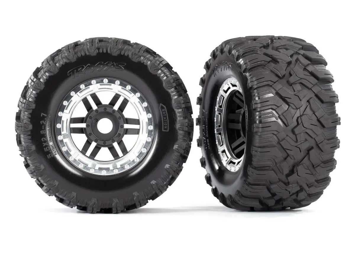 Traxxas T&W Satin Chrm Bdlk/ Maxx Mt   (Tr8972x) 1