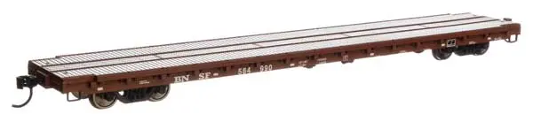 Walthers 60' Pullman-Standard Flatcar - Ready To Run -- Bnsf #584990 (910-5394) 1
