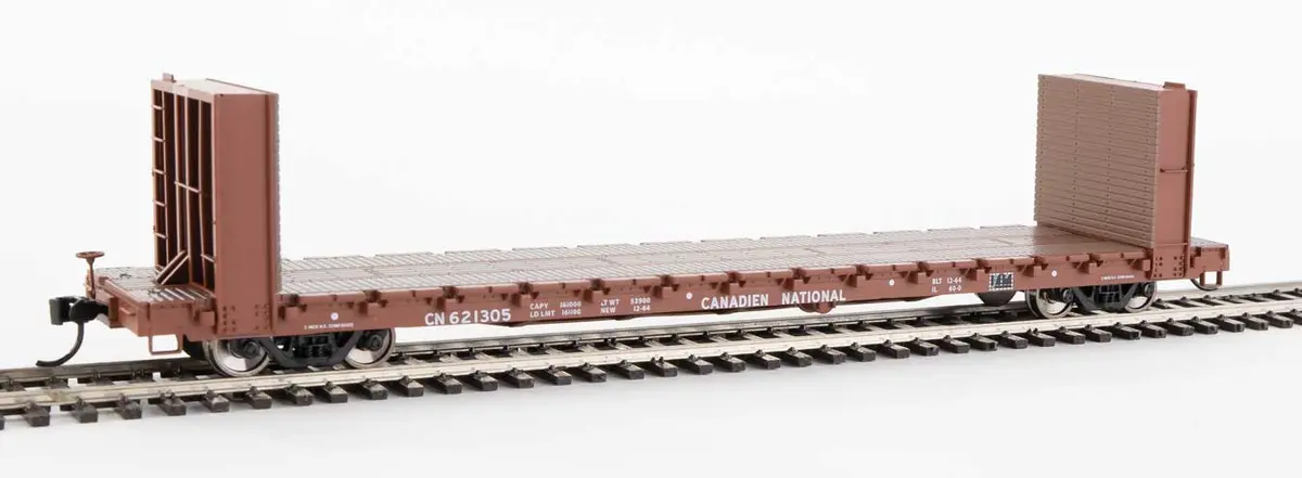 Walthers 60' Pullman-Standard Bulkhead Flatcar (48' Il) - Ready To Run  (910-5802) 1
