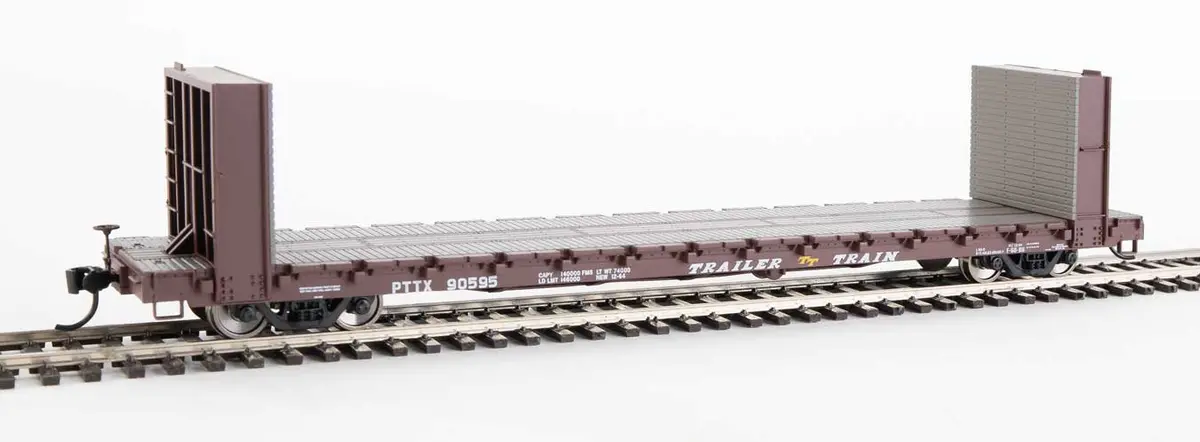Walthers 60' Pullman-Standard Bulkhead Flatcar (48' Il) - Ready To Run  )(910-5818) 1