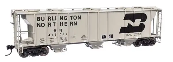 Walthers 50' Pullman-Standard Ps-2 2893 3-Bay Covered Hopper -  Burlington Northern #435096  (910-7043) 1