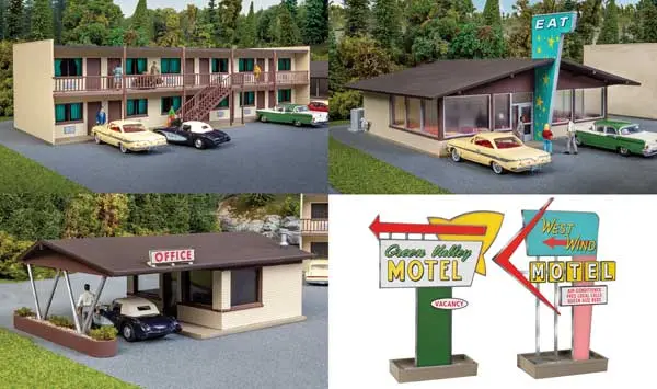 Walthers Vintage Motor Hotel W/ Office And Restaurant (933-3487) 1