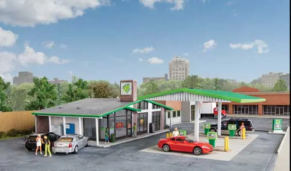 Walthers Modernized Gas Station (933-3542) 1