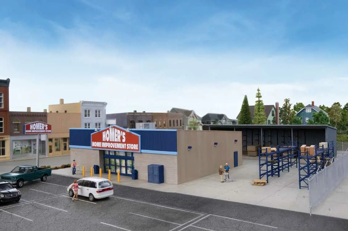 Walthers Hardware And Lumber Store -- Kit -   (933-4119) 1
