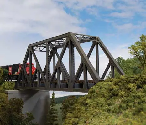 Walthers 97' Subdivided Warren Truss Bridge - Single-Track (933-4511) 1