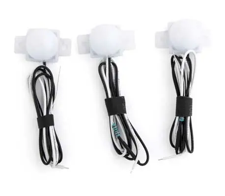 Walthers Led Dome Building Light 3-Pack -- Cool White  (949-4872) 1