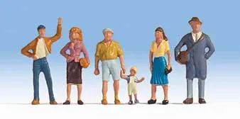 Walthers Pedestrians Pkg(6)   (949-6055) 1