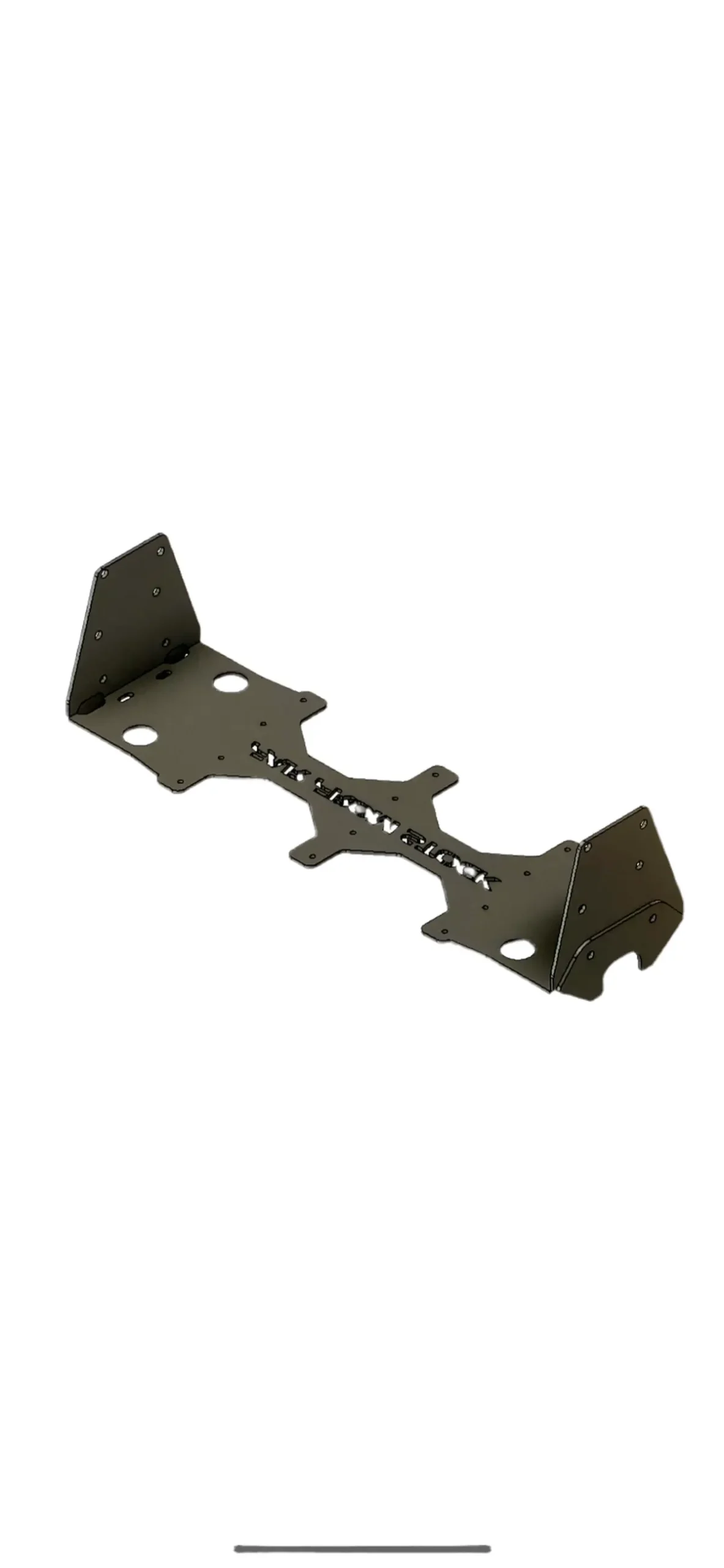 72-93 Dodge Frame Air Tank Bracket 1