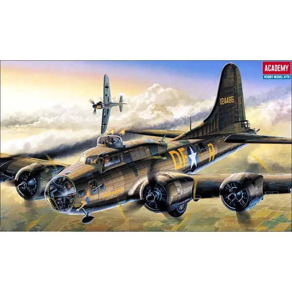 Academy B17f Memphis Belle Aircraft   (Acy12495) 1