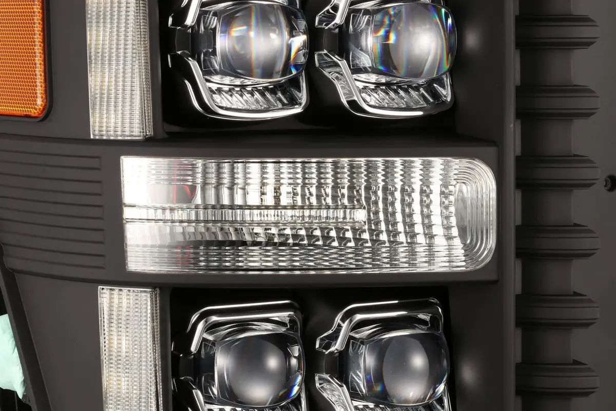 Alpha Rex 11-16 Ford Super Duty Nova-Series Led Projector Headlights Black 2