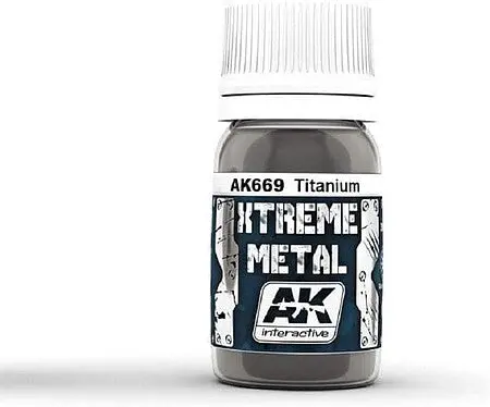 Ak Interactive Xtreme Metal Titanuim Metallic Paint 30Ml Bottle   (Aki669) 1