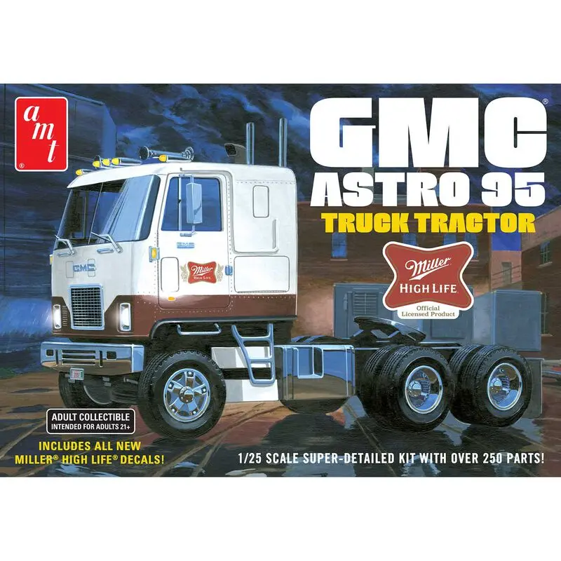 Amt Gmc Astro 95 Semi Tractor (Miller Beer (Amt1230) 1