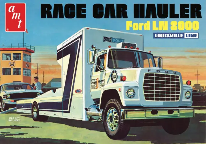 Amt 1/25 Ford Ln 8000 Race Car Hauler(Amt1316) 1
