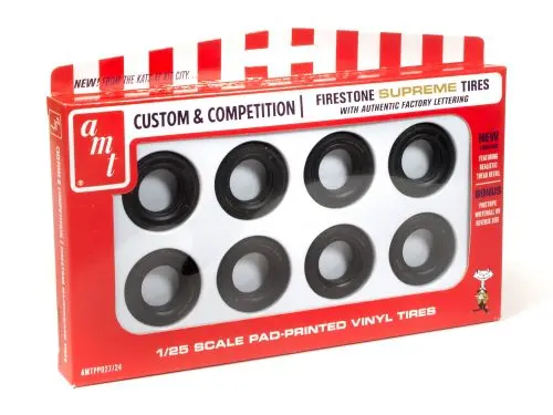 Amt 1:25 Scale Firestone Supreme Tires Parts Pack (Amtpp027) 1