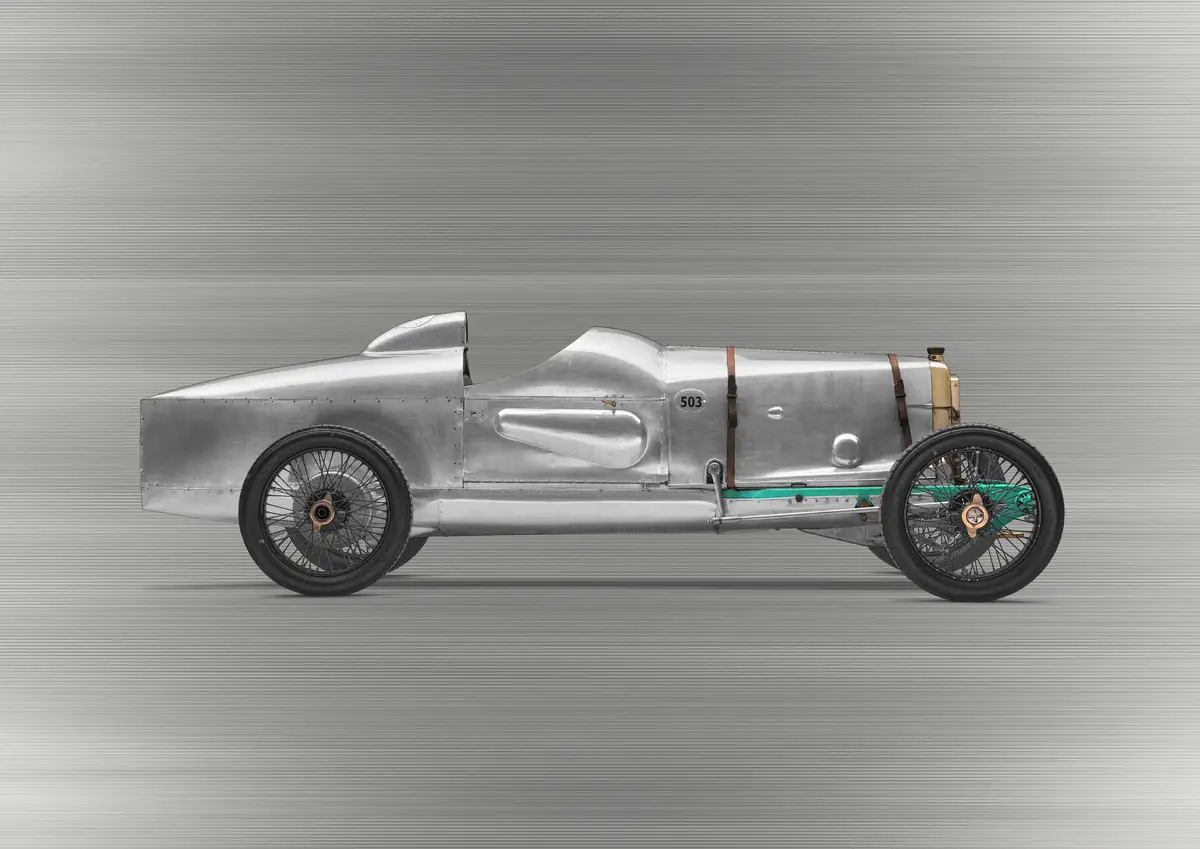 Aston Martin 'Razor Blade' - 85Cm Half Tone Flat Bed Print - Side View 1