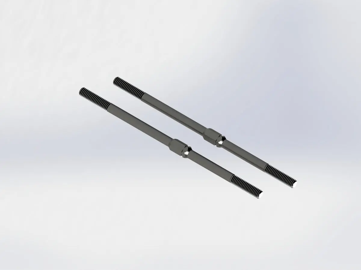 Arrma Turnbuckle 4X95mm Steel (Black) (Ar340071) 1