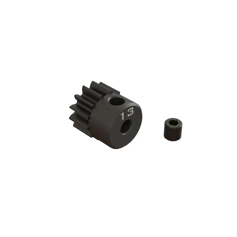 Arrma 13T 0.8Mod 1/8" Bore Cnc Steel Pinion Gear   (Ara311075) 1