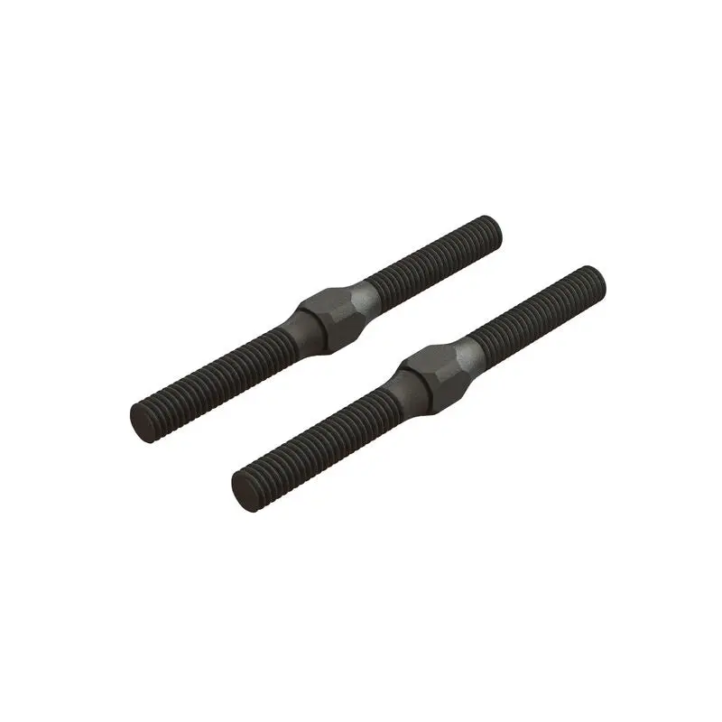 Arrma  Steel Turnbuckle M4x48mm Black (2) (Ar330542) 1