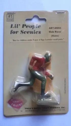 Artisto Craft Male Racer (Hans)- G Scale (Art60055) 1