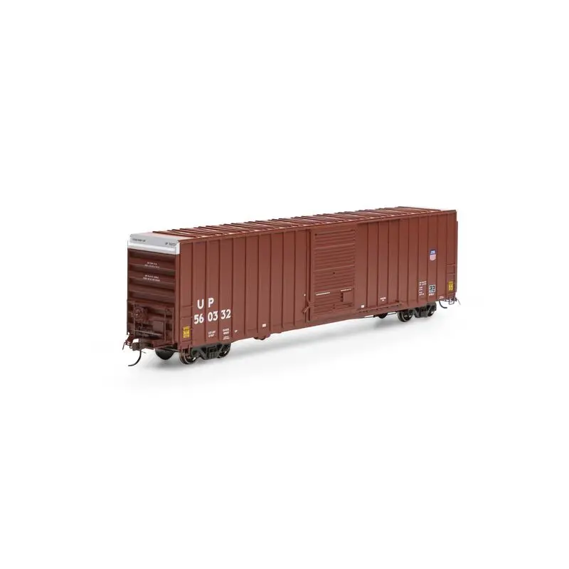 Athearn Ho Rtr 60' Hi-Cube Ex-Post Box, Up/Brown #560332 (Ah16122) 1