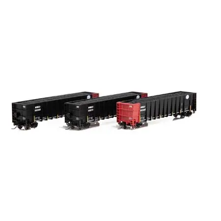Athearn N Thrall High Side Gondola, Mwcx #2 (3) [Ath5954] 1