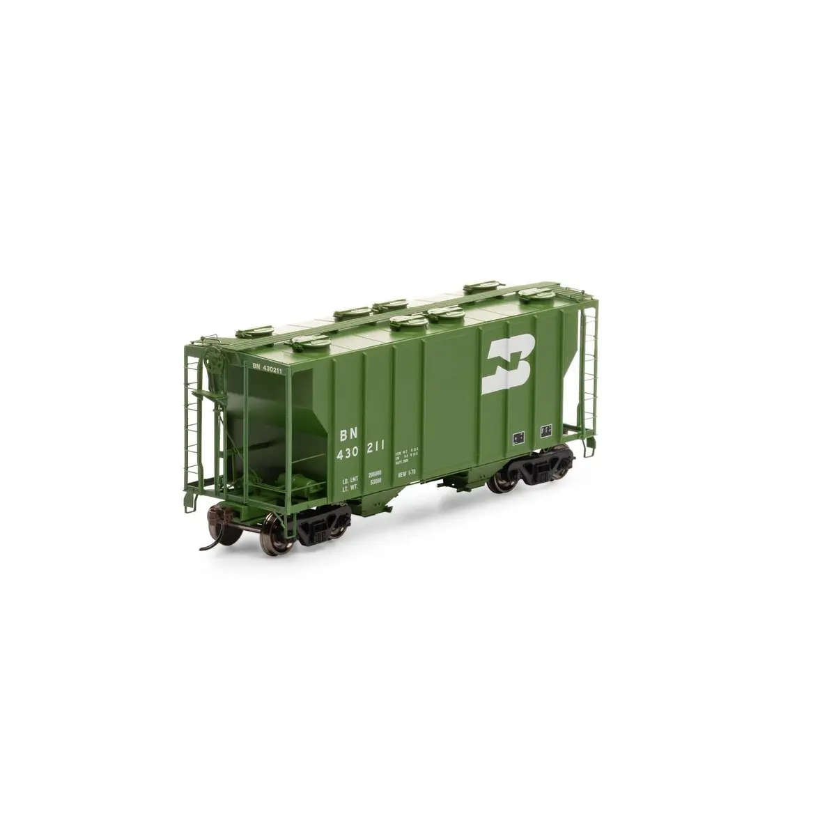 Athearn Ho Ps-2 2600 Covered Hopper, Bn #430211  (Ath63804) 1