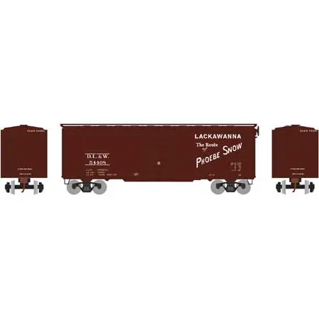 Athearns Ho Rtr 40' Superior Door Box, Dl&W #54408 [Ath67340] 1