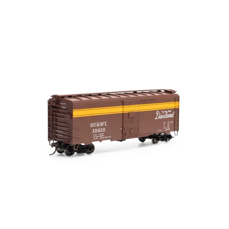 Athearn Ho 40' Youngstown Door Box, Nc&Stl #19210   (Ath75340) 1