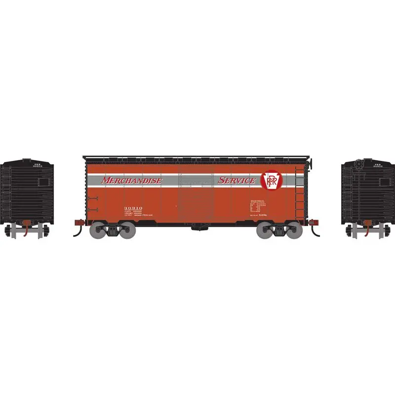 Athearn Ho 40' Youngstown Door Box, Prr #30910   (Ath75343) 1