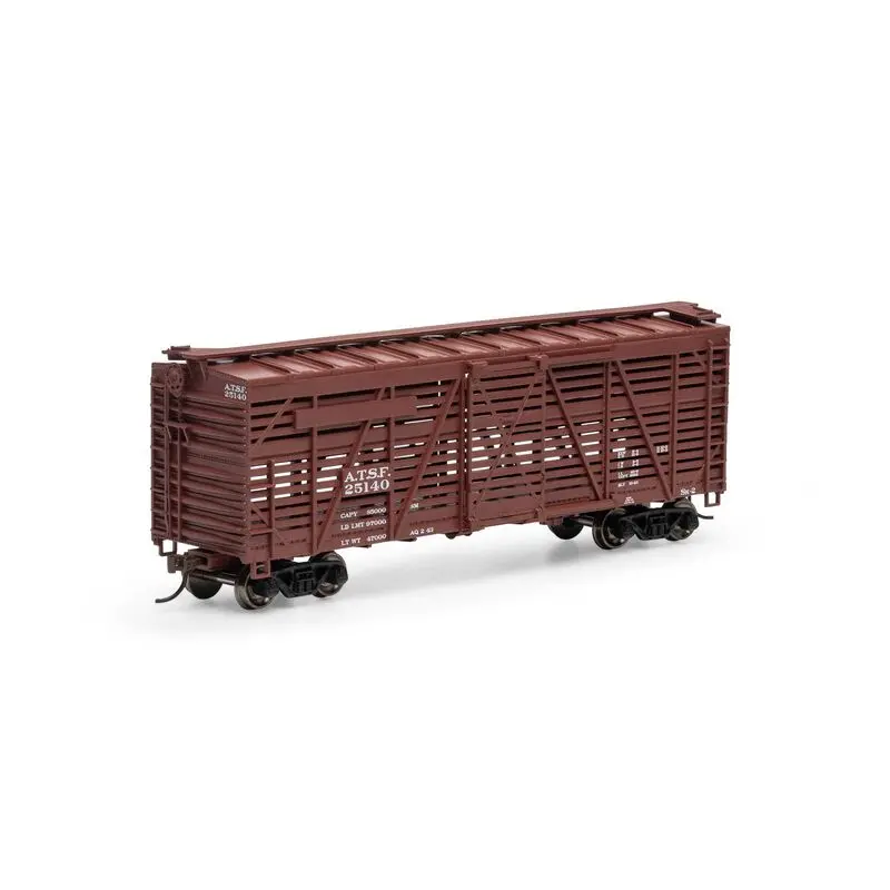 Athearn Ho 40' Stock Car, Atsf #25140   (Ath75989) 1