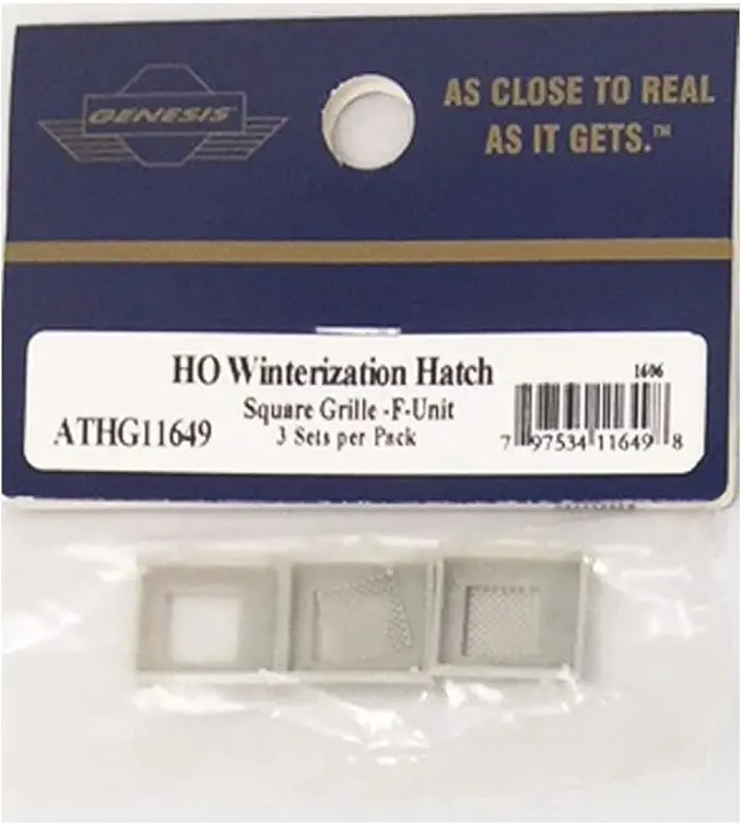 Ho Winterization Hatch Set W/Square Grille, F-Unit    (Ath11649) 1