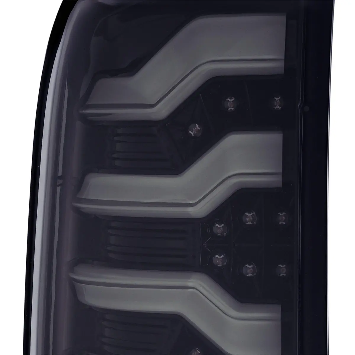 Alpha Rex 14-18 Chevrolet Silverado 1500 / 15-19 Silverado 2500Hd/3500Hd / 15-19 Gmc Sierra 3500Hd Dually Pro-Series Led Tail Lights Jet Black (Eta Mid Of Aug) 2