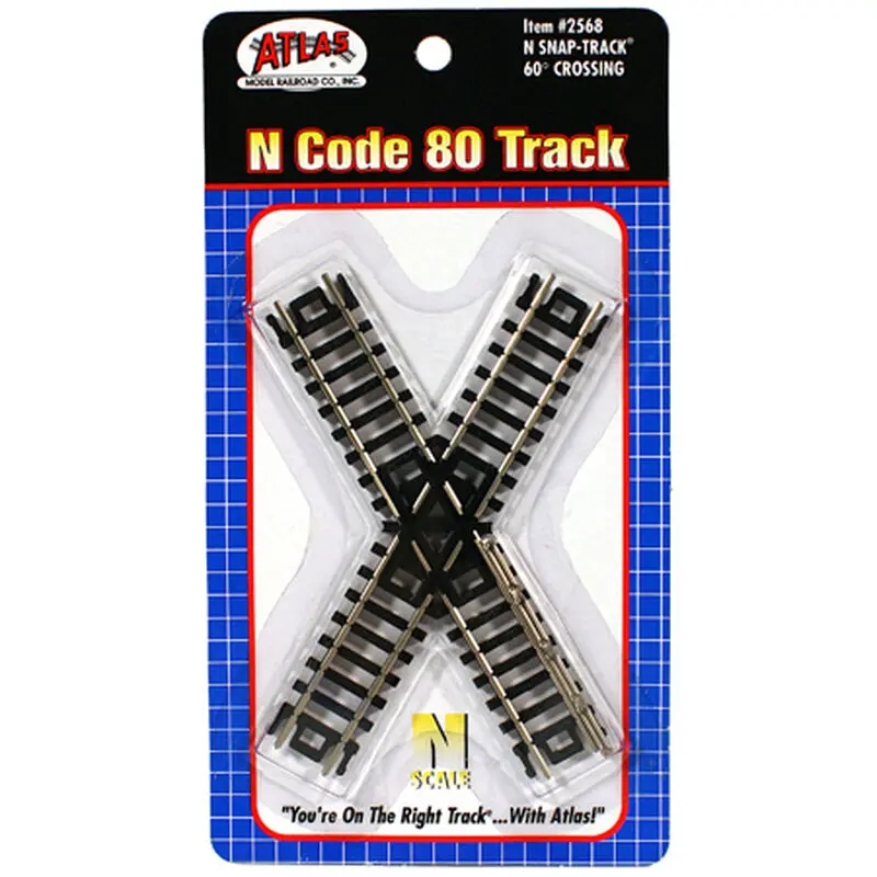 Atlas N Code 80 60 Degree Crossing (Atl2568) 1