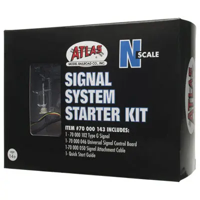 Signal Starter Set - All Scales Signal System -- 1 Each: Single-Head Type G Signal, Control Board And Signal Attachment Cable 1