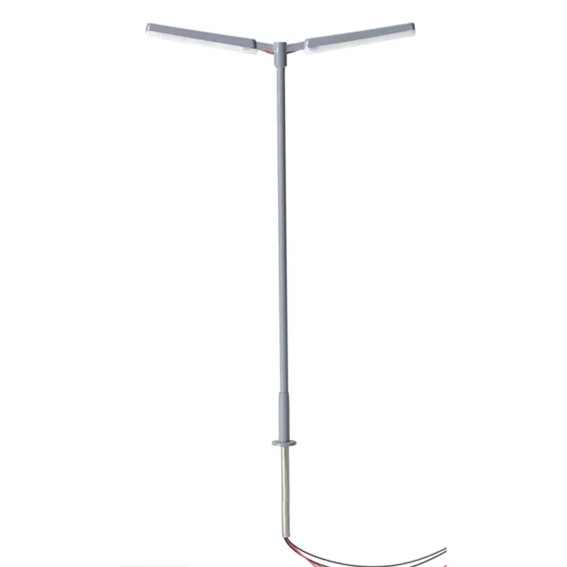 Atlas N Double Arm Parking Lot Light, Gray, Warm Led (3)   (Atl70000159) 1