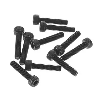 Axial M2.6X12mm Cap Head Screw Black (10) (Ax31398 1