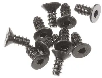 Axial Hex Socket Tapping Flat Head M2.6X6mm Black (10) (Axa0412) 1