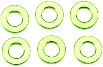 Axial Spacer 1X6mm Green (6) (Axa1301) 1