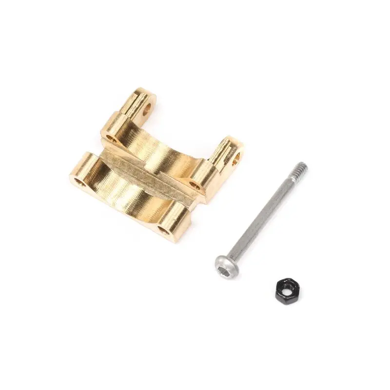 Axial Rear Upper Link Mount, Brass 1.5G: Scx24 (Axi302006) 1