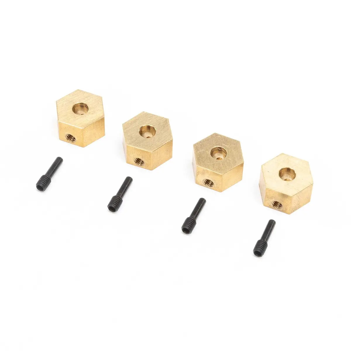 Axial Hex Hubs, Brass (7G): Utb18 (4)  (Axi312005) 1