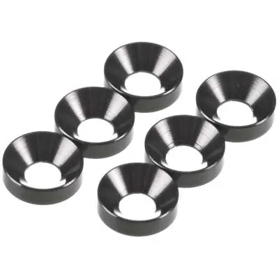 Axial Cone Washer 3X6.9X2mm Grey (6) (Axa1105) 1