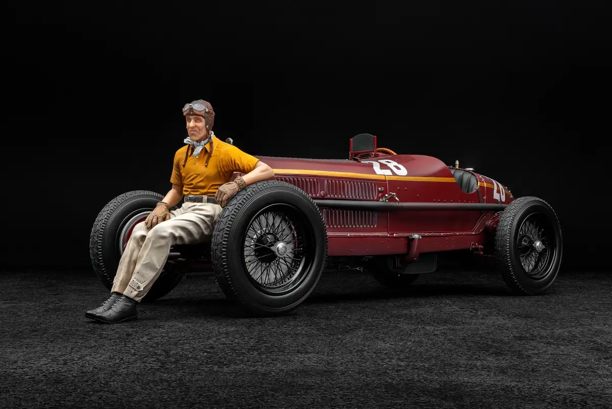 Alfa Romeo 8C 2300 "Monza" - 1932 Monaco Grand Prix Winner - Tazio Nuvolari Figure Edition 1