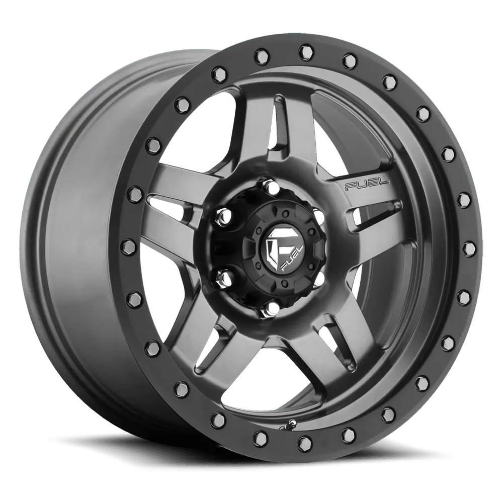 Fuel Anza Matte Gunmetal With Black Bead Ring 1